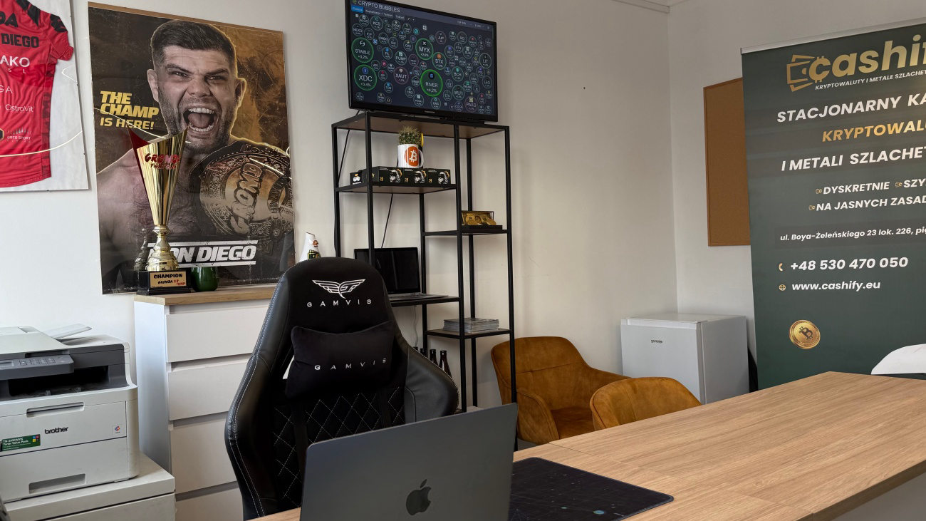 Kantor kryptowalut Cashify w Rzeszowie