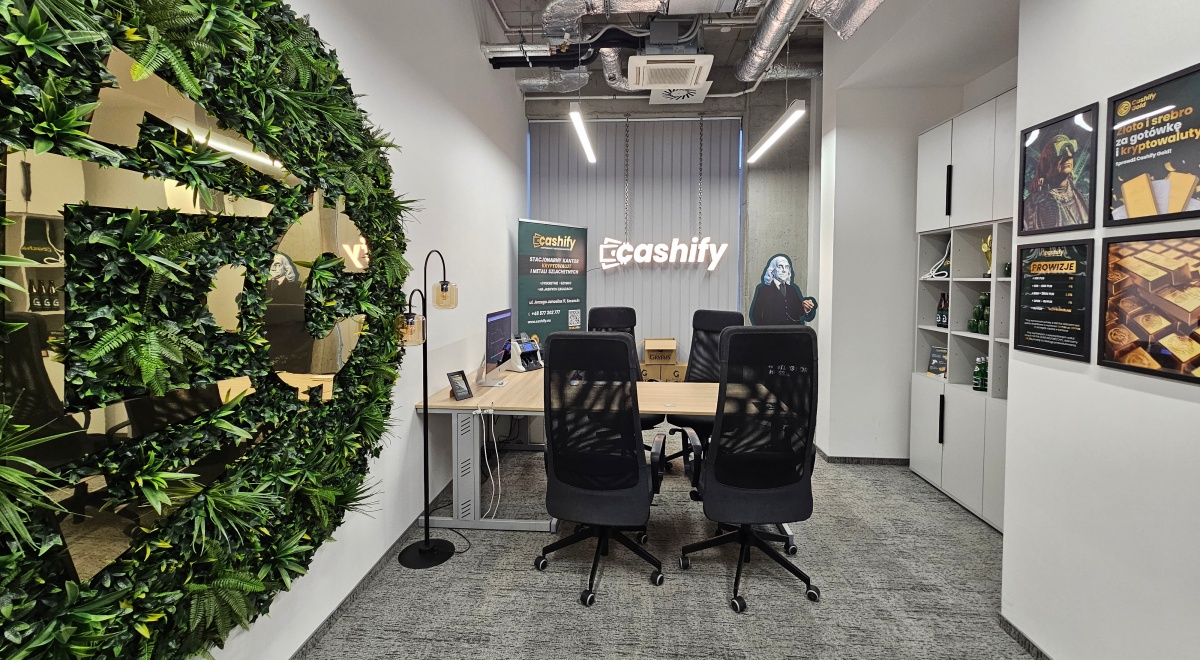 Kantor kryptowalut Cashify w Szczecinie